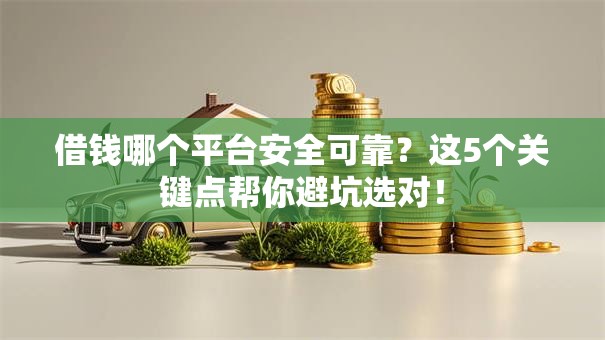 借钱哪个平台安全可靠？这5个关键点帮你避坑选对！