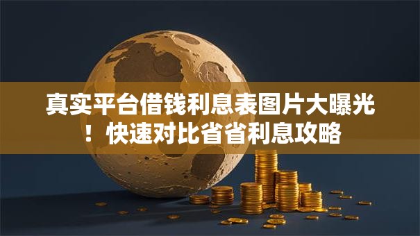真实平台借钱利息表图片大曝光！快速对比省省利息攻略