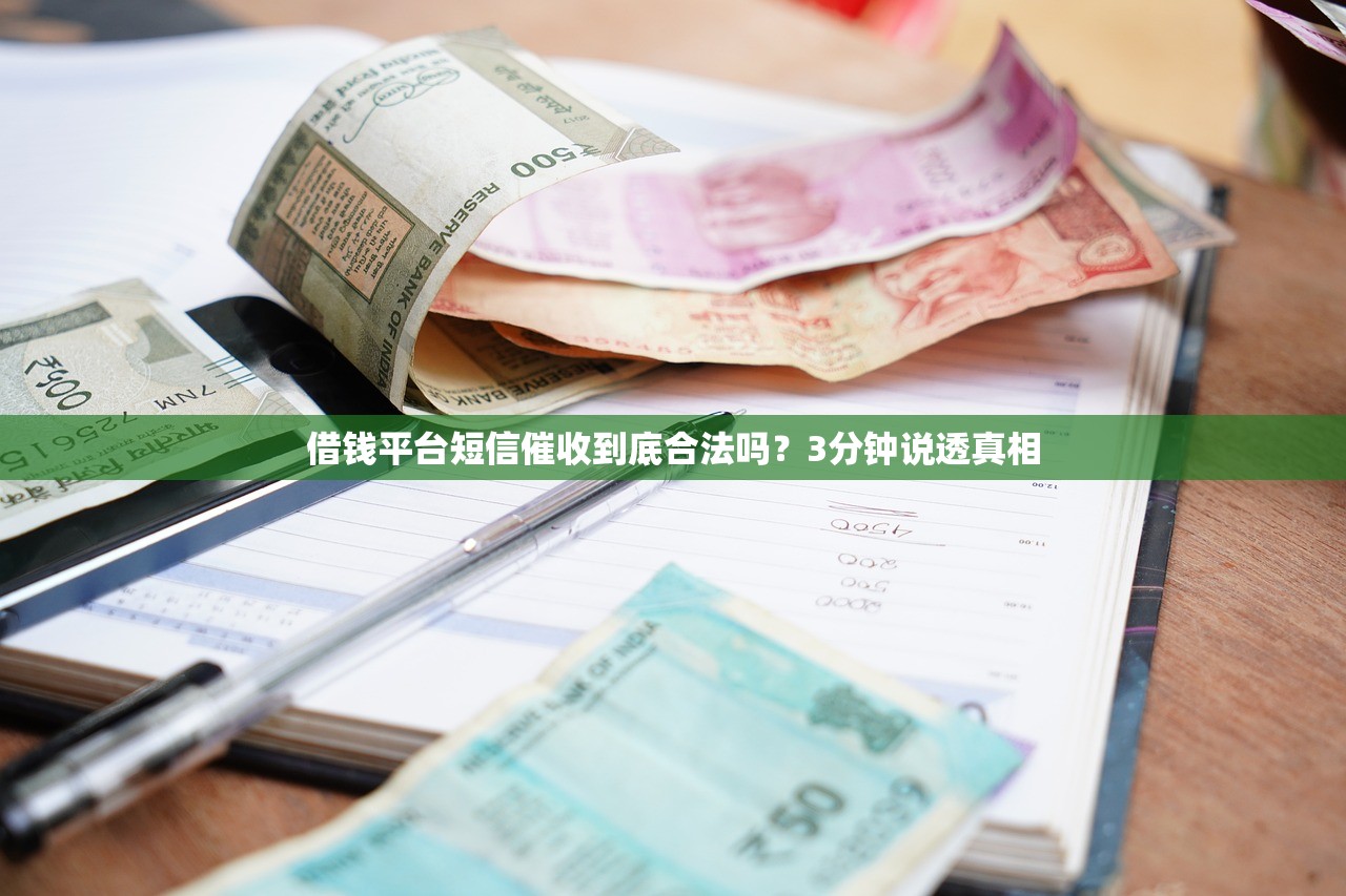 借钱平台短信催收到底合法吗？3分钟说透真相