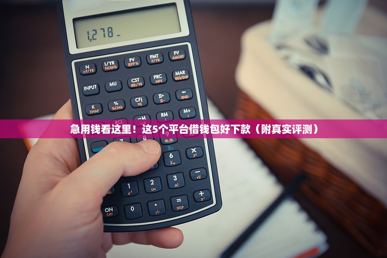 急用钱看这里！这5个平台借钱包好下款（附真实评测）