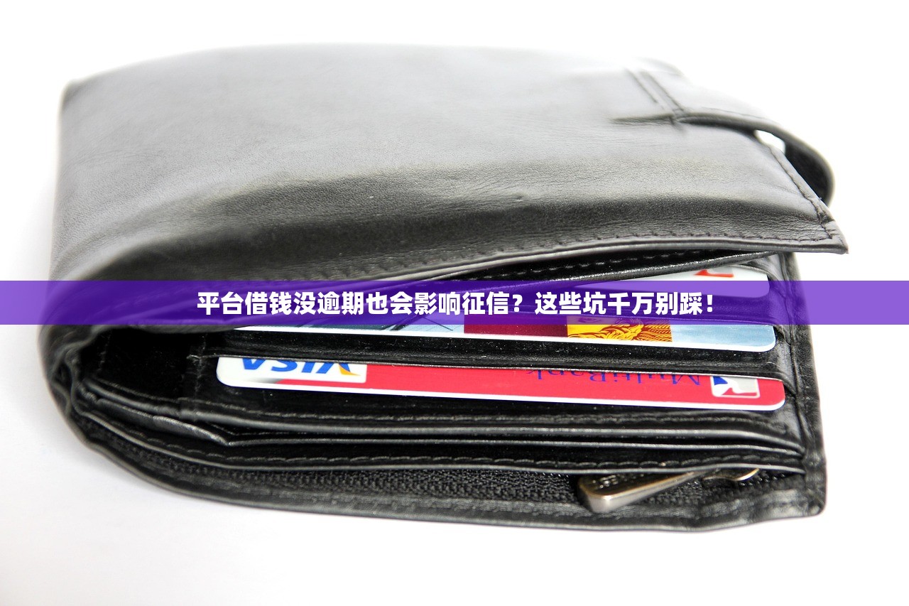 平台借钱没逾期也会影响征信？这些坑千万别踩！