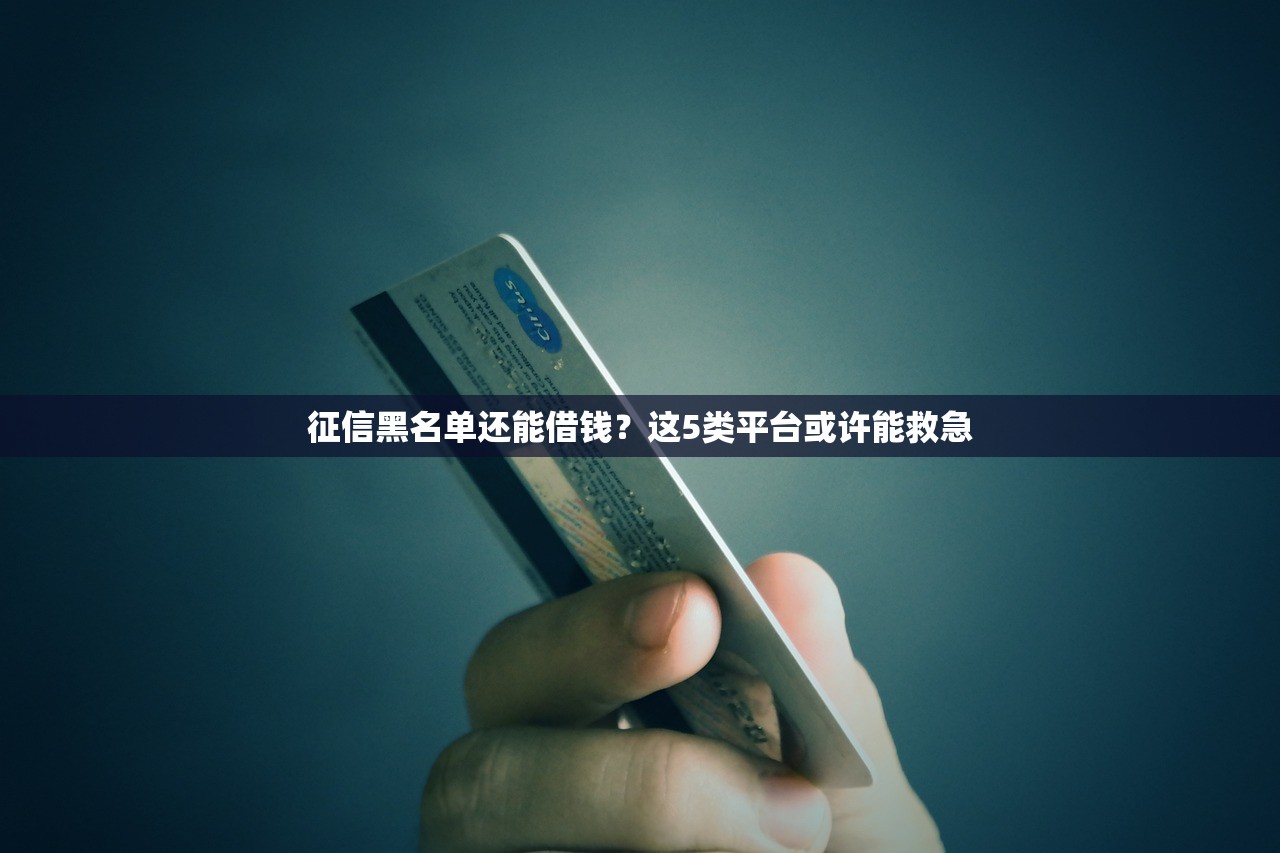 征信黑名单还能借钱?这5类平台或许能救急 征信黑名单还能借钱?这5类平台或许能救急