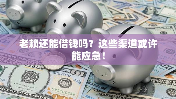 老赖还能借钱吗？这些渠道或许能应急！