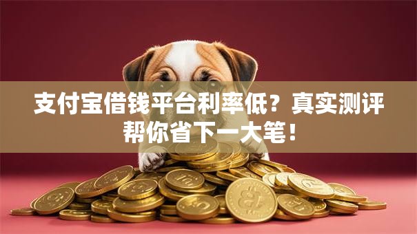 支付宝借钱平台利率低？真实测评帮你省下一大笔！