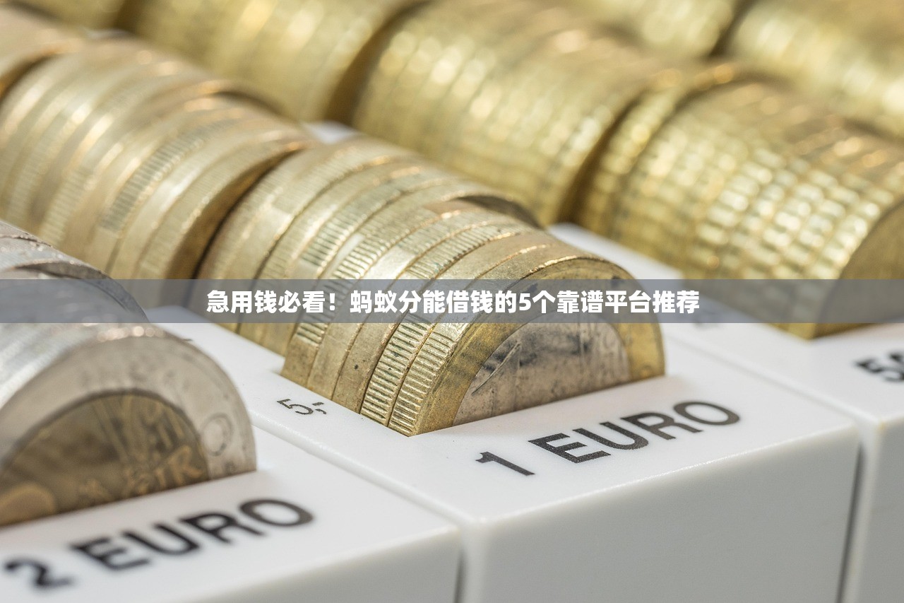 急用钱必看！蚂蚁分能借钱的5个靠谱平台推荐