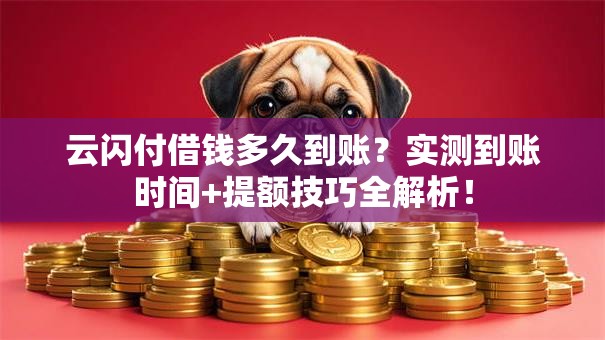 云闪付借钱多久到账？实测到账时间+提额技巧全解析！