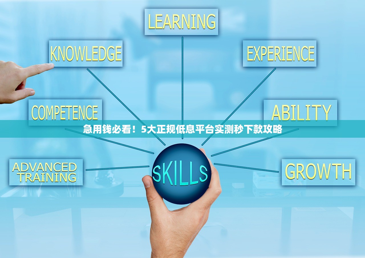 急用钱必看！5大正规低息平台实测秒下款攻略