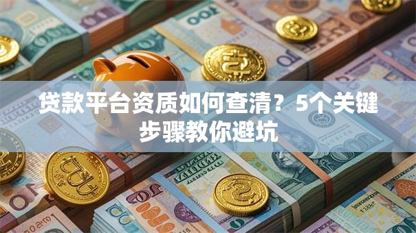 贷款平台资质如何查清？5个关键步骤教你避坑