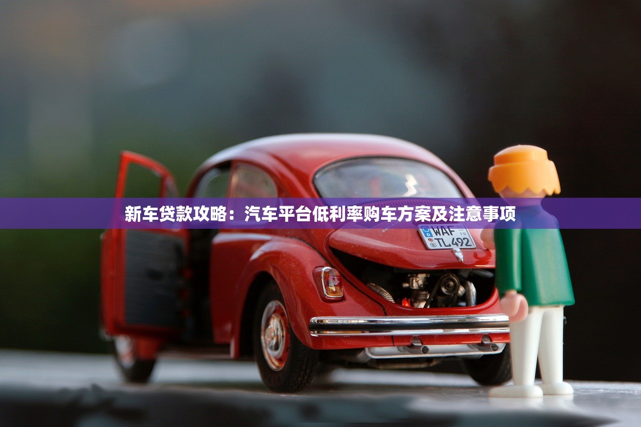 新车贷款攻略：汽车平台低利率购车方案及注意事项