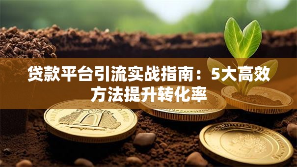 贷款平台引流实战指南：5大高效方法提升转化率