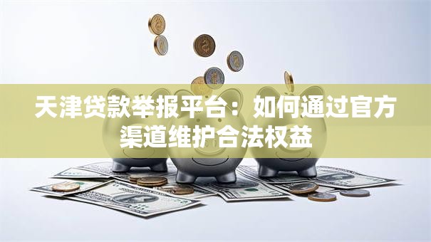 天津贷款举报平台：如何通过官方渠道维护合法权益
