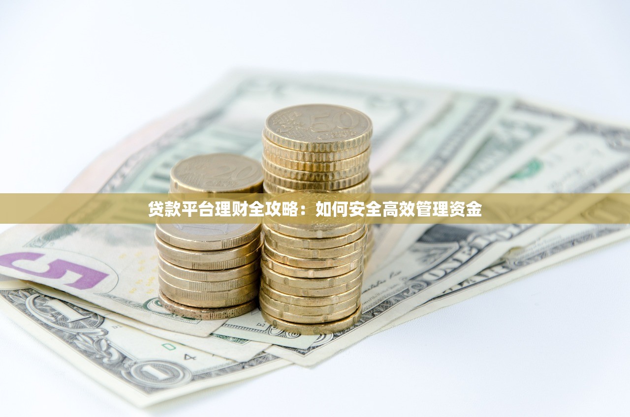 贷款平台理财全攻略：如何安全高效管理资金