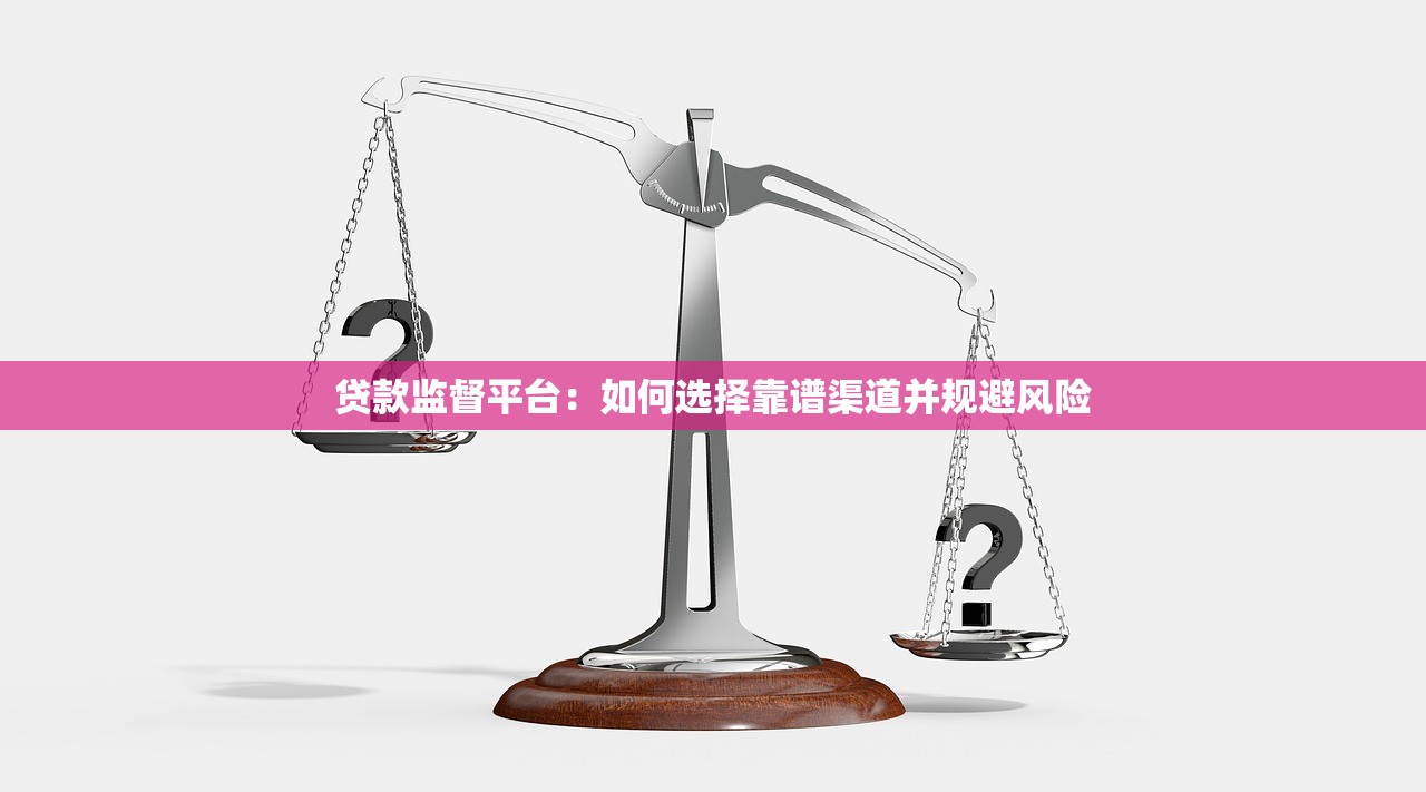 贷款监督平台:如何选择靠谱渠道并规避风险 贷款监督平台:如何选择靠谱渠道并规避风险