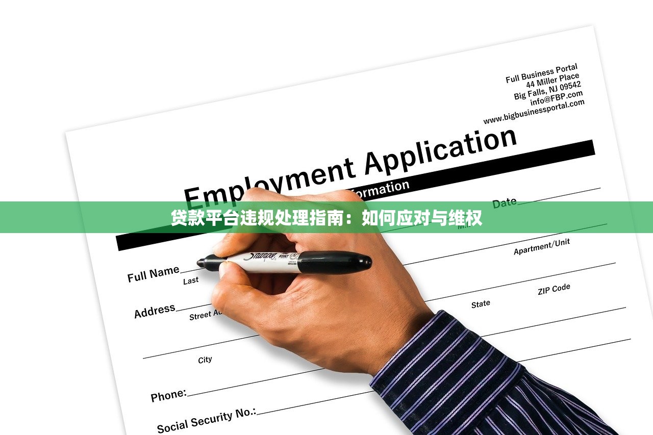 贷款平台违规处理指南：如何应对与维权