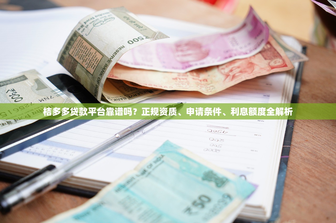 桔多多贷款平台靠谱吗？正规资质、申请条件、利息额度全解析