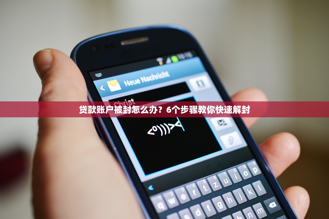 贷款账户被封怎么办？6个步骤教你快速解封