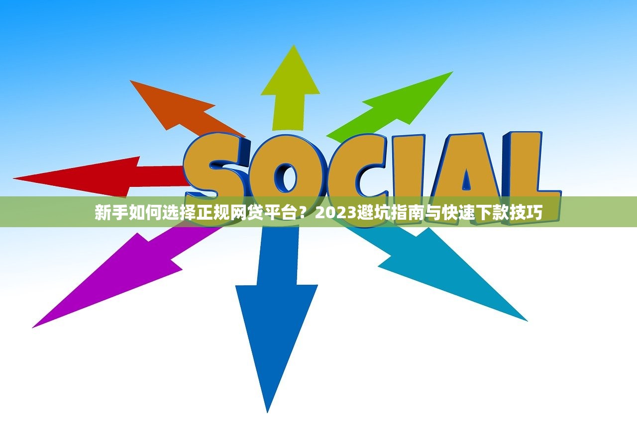 新手如何选择正规网贷平台？2023避坑指南与快速下款技巧