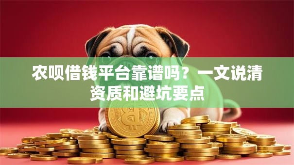农呗借钱平台靠谱吗？一文说清资质和避坑要点