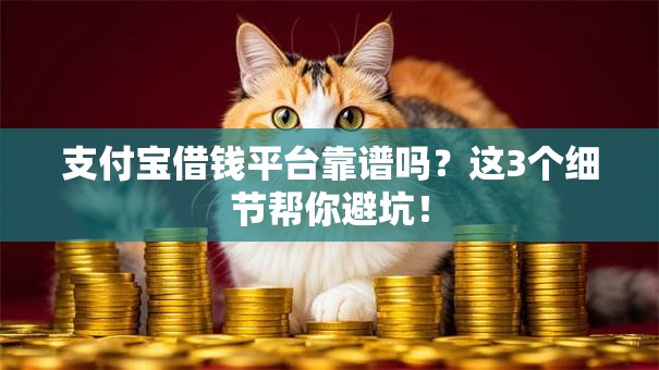 支付宝借钱平台靠谱吗？这3个细节帮你避坑！