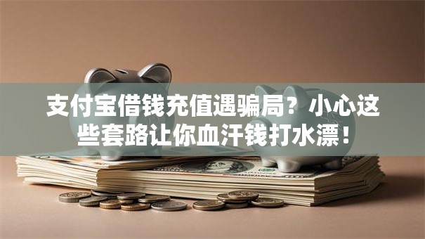 支付宝借钱充值遇骗局？小心这些套路让你血汗钱打水漂！