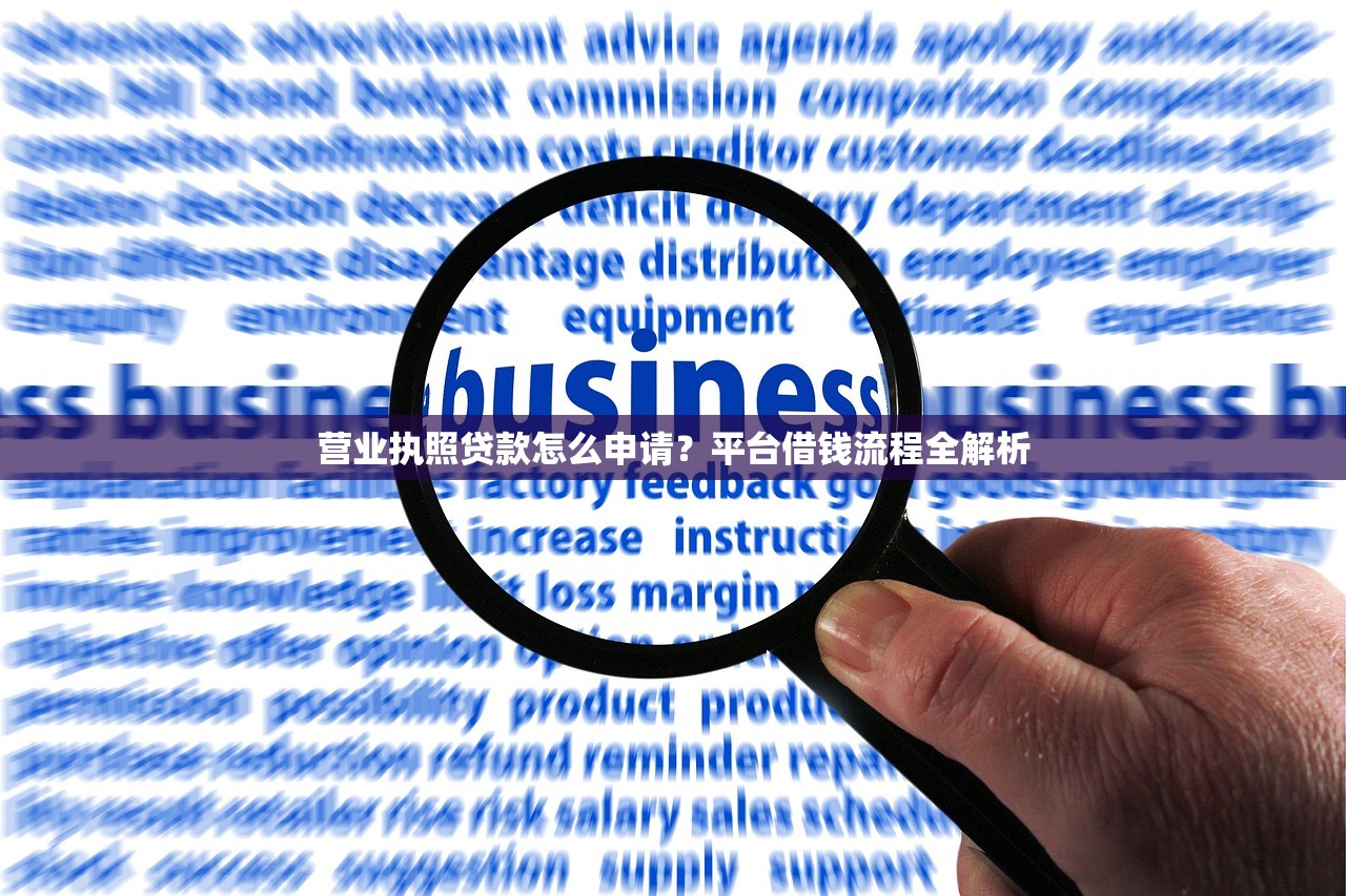 营业执照贷款怎么申请?平台借钱流程全解析 营业执照贷款怎么申请?平台借钱流程全解析