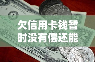 欠信用卡钱暂时没有偿还能力？别慌，试试这几个正确处理方式