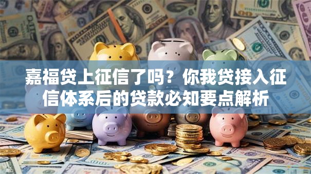 嘉福贷上征信了吗？你我贷接入征信体系后的贷款必知要点解析