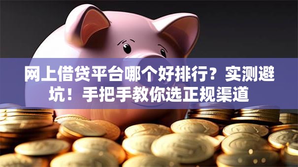 网上借贷平台哪个好排行？实测避坑！手把手教你选正规渠道