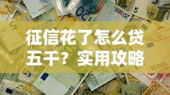 征信花了怎么贷五千？实用攻略助你解决资金难题