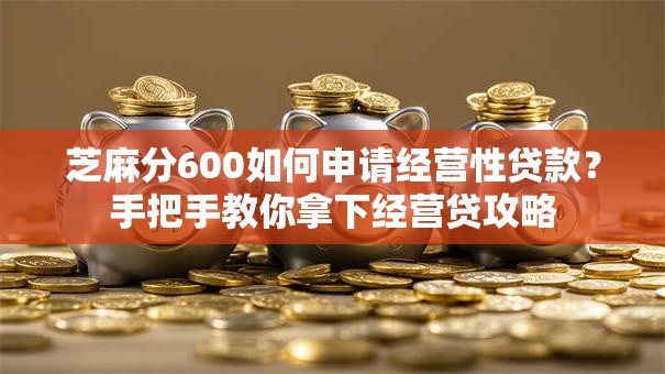 芝麻分600如何申请经营性贷款？手把手教你拿下经营贷攻略