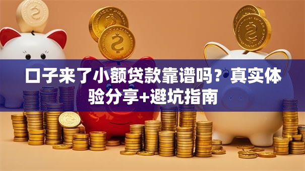 口子来了小额贷款靠谱吗？真实体验分享+避坑指南
