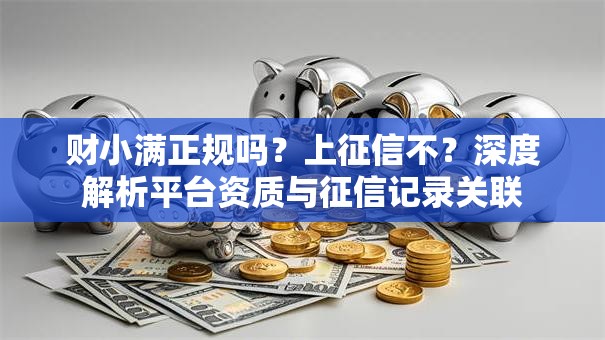 财小满正规吗？上征信不？深度解析平台资质与征信记录关联