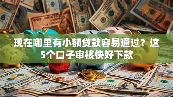 现在哪里有小额贷款容易通过？这5个口子审核快好下款
