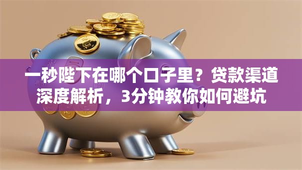 一秒陛下在哪个口子里？贷款渠道深度解析，3分钟教你如何避坑