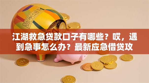 江湖救急贷款口子有哪些？哎，遇到急事怎么办？最新应急借贷攻略+靠谱渠道盘点！