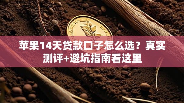 苹果14天贷款口子怎么选？真实测评+避坑指南看这里
