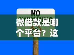 微借款是哪个平台？这几个正规渠道靠谱又安全，一文说透！