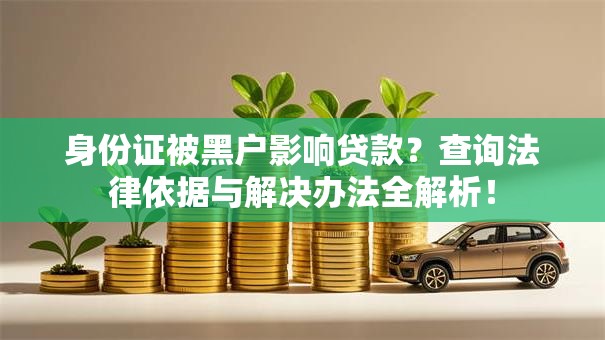 身份证被黑户影响贷款？查询法律依据与解决办法全解析！