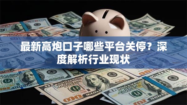最新高炮口子哪些平台关停？深度解析行业现状
