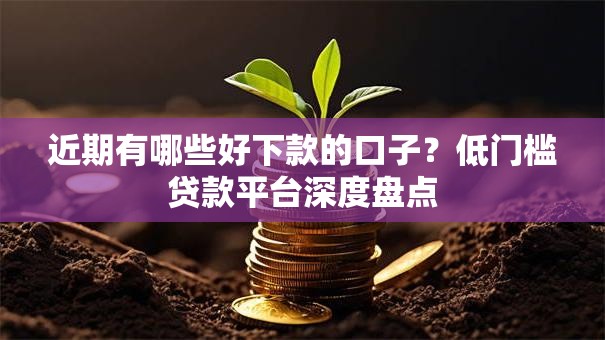 近期有哪些好下款的口子？低门槛贷款平台深度盘点