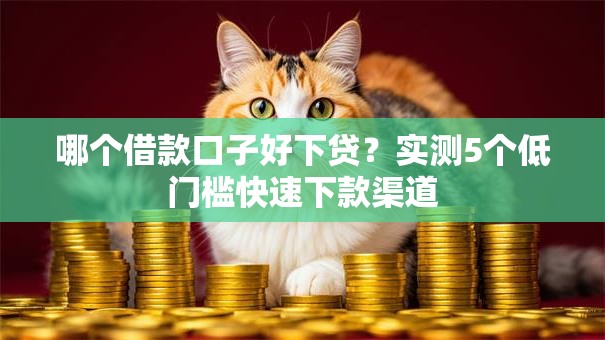 哪个借款口子好下贷？实测5个低门槛快速下款渠道