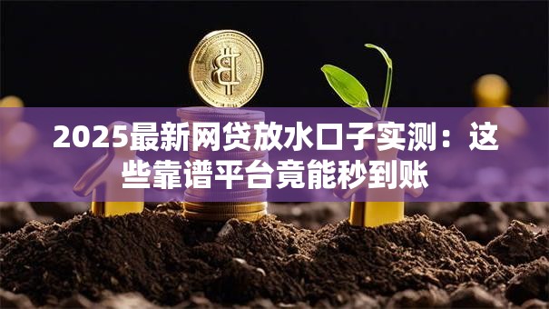 2025最新网贷放水口子实测：这些靠谱平台竟能秒到账