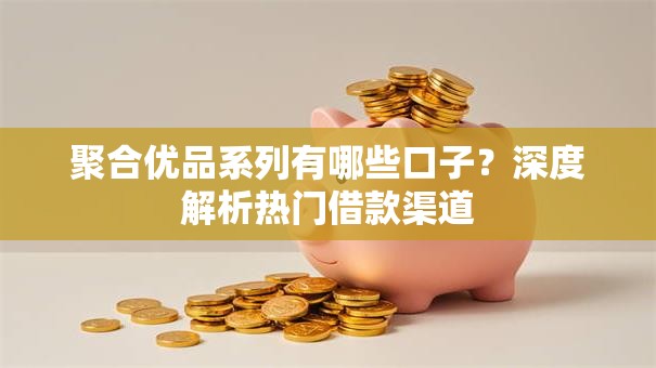聚合优品系列有哪些口子？深度解析热门借款渠道
