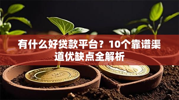 有什么好贷款平台？10个靠谱渠道优缺点全解析