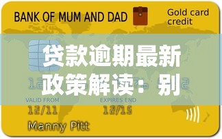 贷款逾期最新政策解读：别慌！国家帮你稳住信用底线