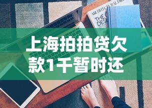 上海拍拍贷欠款1千暂时还不上？过来人教你正确处理技巧