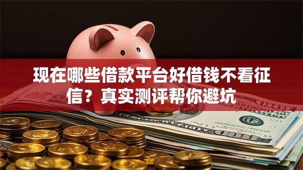 现在哪些借款平台好借钱不看征信？真实测评帮你避坑