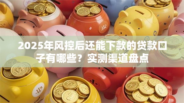 2025年风控后还能下款的贷款口子有哪些？实测渠道盘点