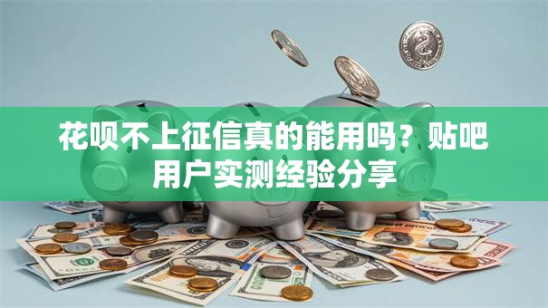 花呗不上征信真的能用吗？贴吧用户实测经验分享