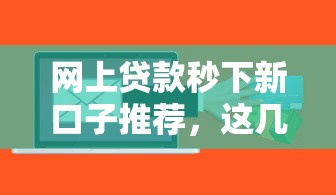 网上贷款秒下新口子推荐，这几个靠谱平台快速到账！